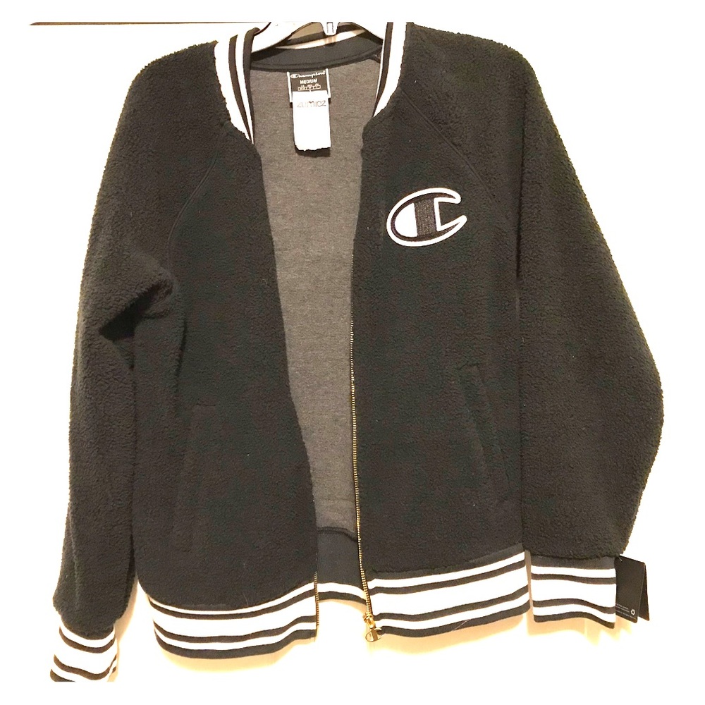 Champion black Sherpa jacket